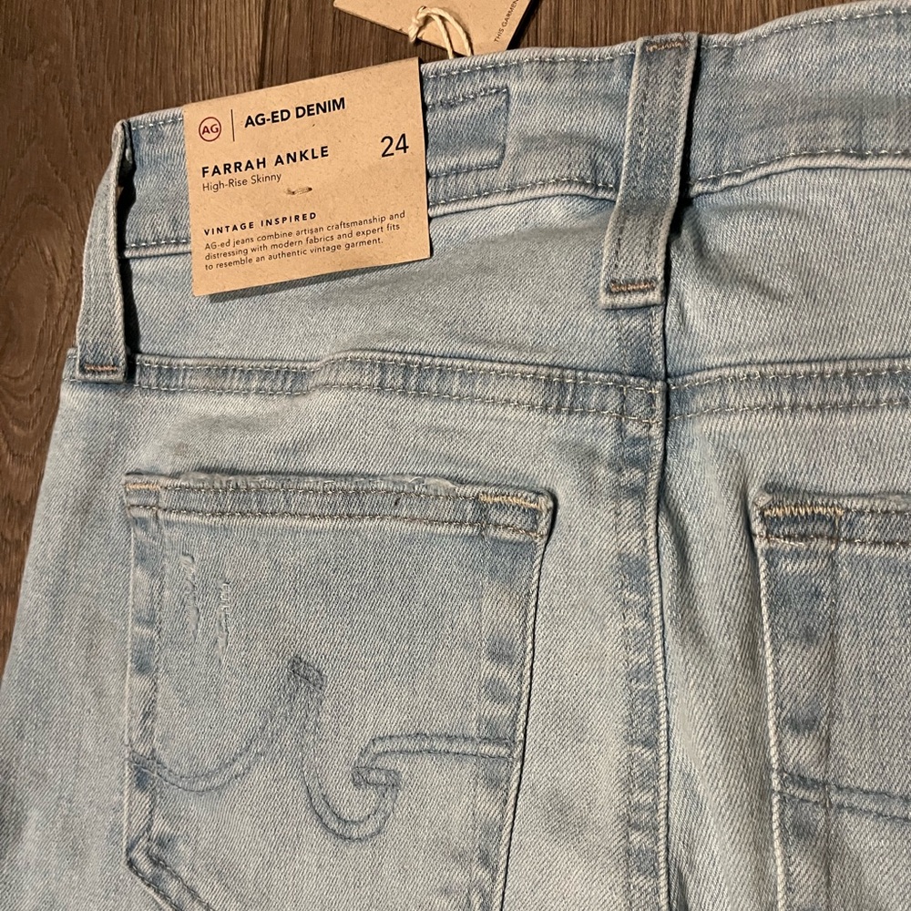 AG-ED Light Blue Skinny Women’s Jeans size 24